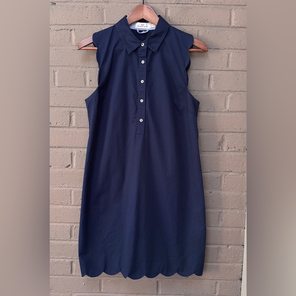 Vineyard Vines navy blue cotton dress  S-M